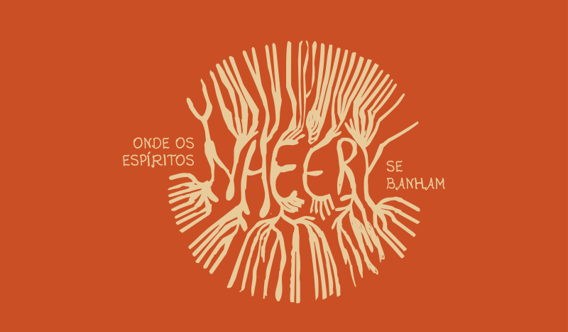 Logo Ygapó em branco, com letras estilizadas em fundo preto